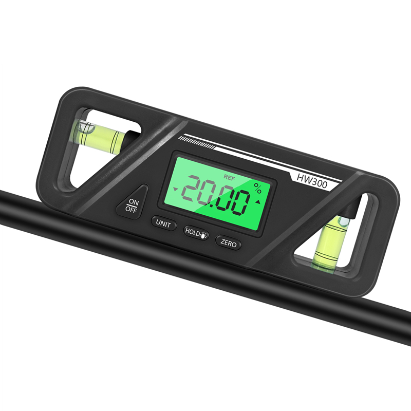 Spirit Level - Inklinometr HW300 Wyświetlacz LCD Cyfrowy kątomierz