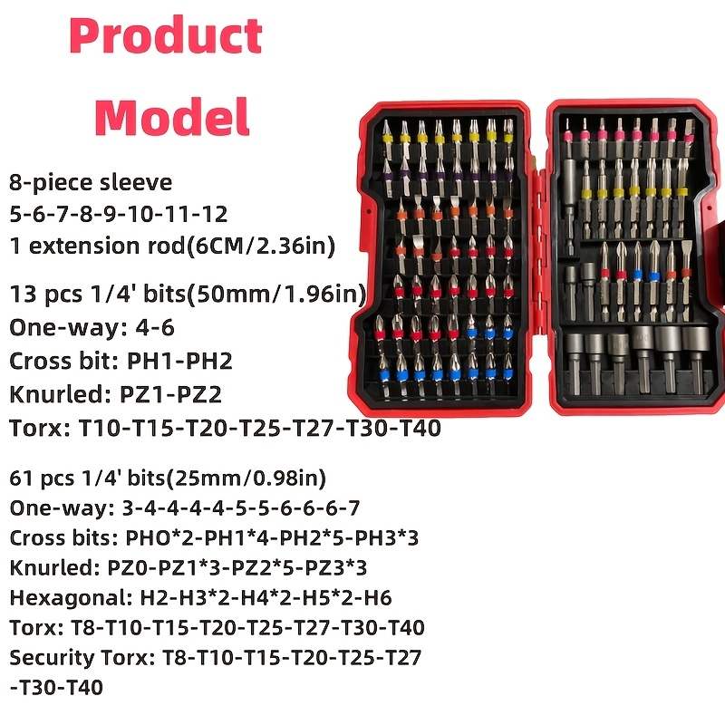 Zestaw bitów do wkrętarki 83 s – Screwdriver Set recenzja i cena