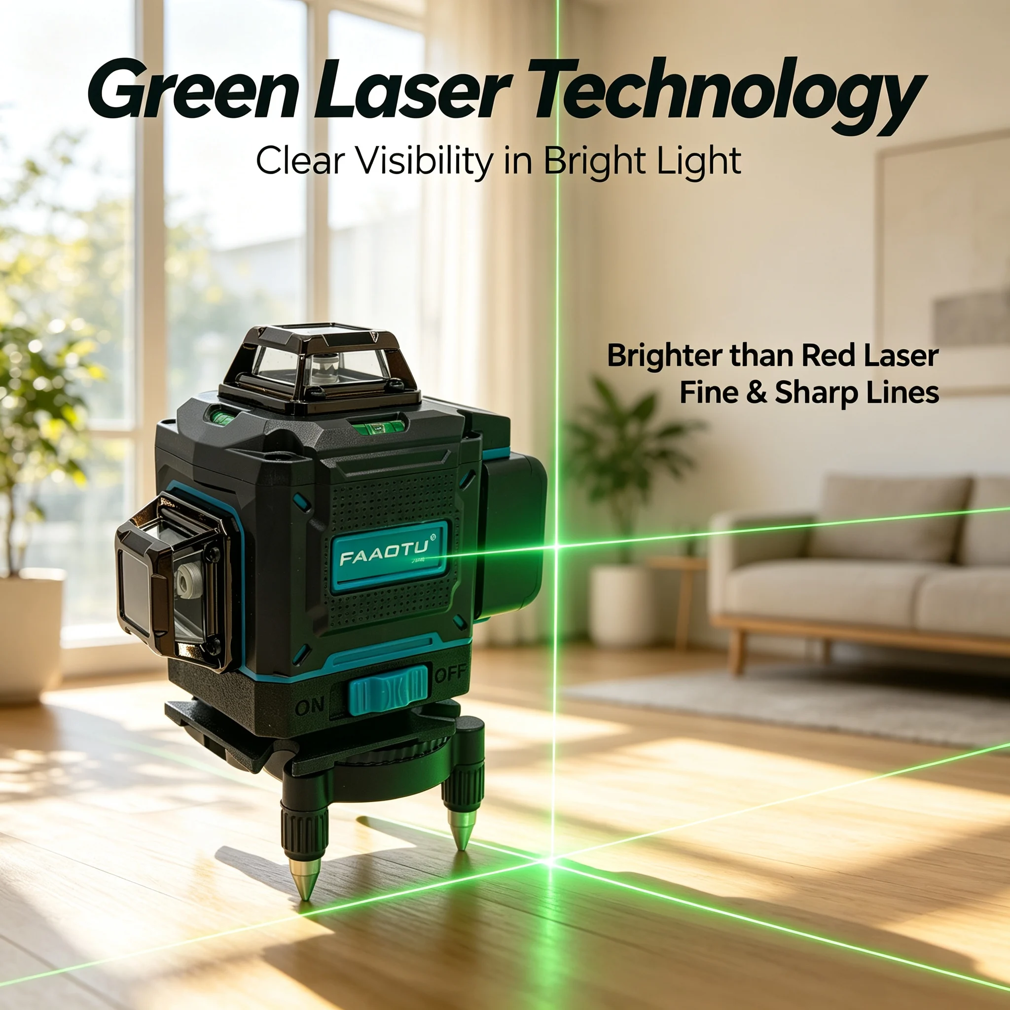 FAAOTU 4D 16-liniowy 360 °   L – Spirit Level recenzja i cena